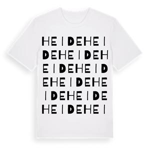 Heide ordlek t-shirt – ekologisk bomull t-shirt från Pinshirt