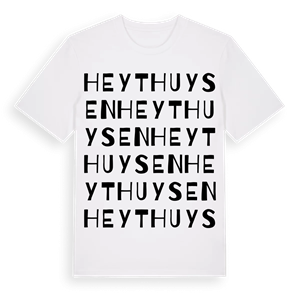 Heythuysen ordlek t-shirt – ekologisk bomull t-shirt från Pinshirt