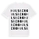 Hulsberg ordlek t-shirt