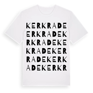 Kerkrade ordlek t-shirt – ekologisk bomull t-shirt från Pinshirt