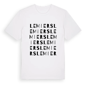 Lemiers ordlek t-shirt – ekologisk bomull t-shirt från Pinshirt