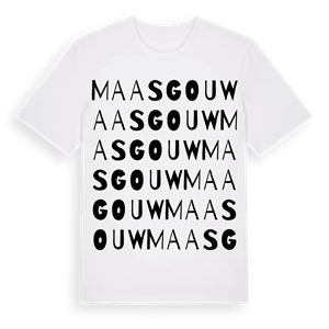 Maasgouw ordlek t-shirt – ekologisk bomull t-shirt från Pinshirt