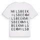 Milsbeek ordlek t-shirt