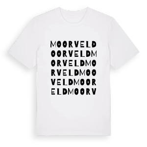 Moorveld ordlek t-shirt – ekologisk bomull t-shirt från Pinshirt