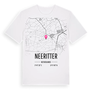 Neeritter karta t-shirt – ekologisk bomull t-shirt från Pinshirt