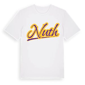 Nuth baseball t-shirt – ekologisk bomull t-shirt från Pinshirt