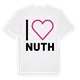 Jag älskar Nuth t-shirt stort tryck