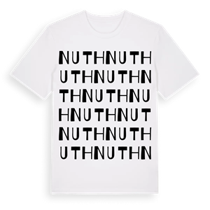 Nuth ordlek t-shirt – ekologisk bomull t-shirt från Pinshirt