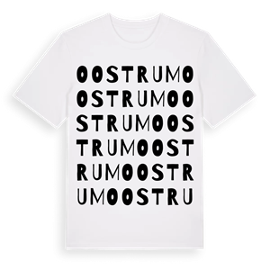 Oostrum ordlek t-shirt – ekologisk bomull t-shirt från Pinshirt