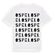 Ospel ordlek t-shirt