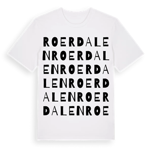 Roerdalen ordlek t-shirt – ekologisk bomull t-shirt från Pinshirt