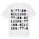 Sittard-Geleen ordlek t-shirt
