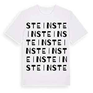 Stein ordlek t-shirt – ekologisk bomull t-shirt från Pinshirt