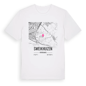 Sweikhuizen karta t-shirt – ekologisk bomull t-shirt från Pinshirt