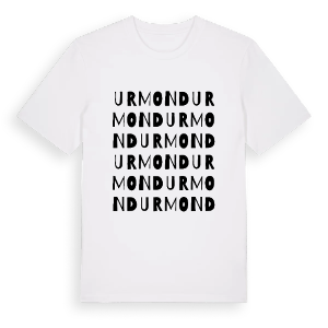 Urmond ordlek t-shirt – ekologisk bomull t-shirt från Pinshirt