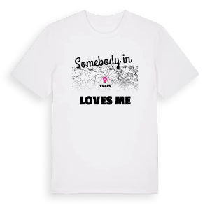 Någon i Vaals älskar mig t-shirt – ekologisk bomull t-shirt från Pinshirt