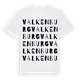 Valkenburg ordlek t-shirt