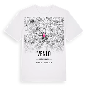 Venlo karta t-shirt – ekologisk bomull t-shirt från Pinshirt