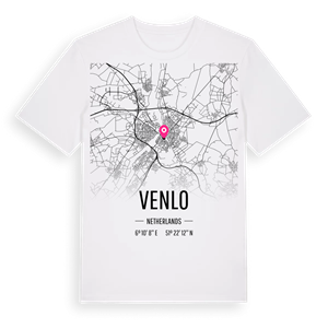 Venlo karta t-shirt – ekologisk bomull t-shirt från Pinshirt