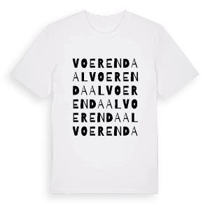 Voerendaal ordlek t-shirt – ekologisk bomull t-shirt från Pinshirt