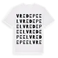 Vredepeel ordlek t-shirt