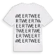 Weert ordlek t-shirt