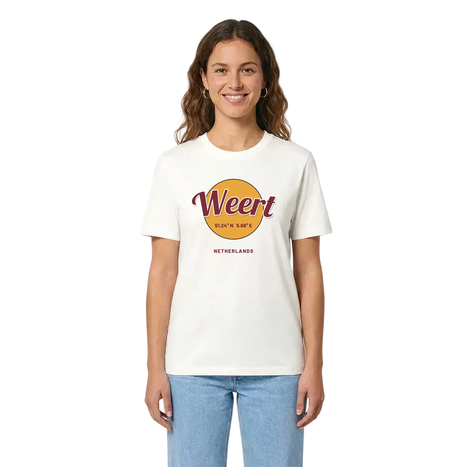 Weert cirkel t-shirt – White, i miljö