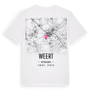 Weert karta t-shirt – ekologisk bomull t-shirt från Pinshirt