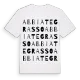 Abbiategrasso ordlek t-shirt