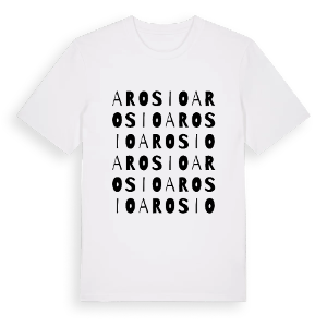 Arosio ordlek t-shirt – ekologisk bomull t-shirt från Pinshirt