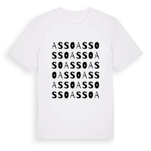 Asso ordlek t-shirt – ekologisk bomull t-shirt från Pinshirt