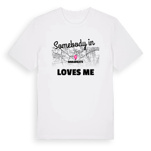 Någon i Baranzate älskar mig t-shirt – ekologisk bomull t-shirt från Pinshirt