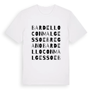Bardello con Malgesso e Bregano ordlek t-shirt – ekologisk bomull t-shirt från Pinshirt