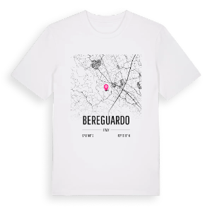 Bereguardo karta t-shirt – ekologisk bomull t-shirt från Pinshirt