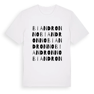 Biandronno ordlek t-shirt – ekologisk bomull t-shirt från Pinshirt