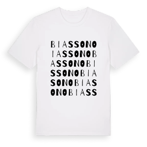 Biassono ordlek t-shirt – ekologisk bomull t-shirt från Pinshirt
