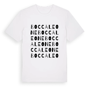 Boccaleone ordlek t-shirt – ekologisk bomull t-shirt från Pinshirt