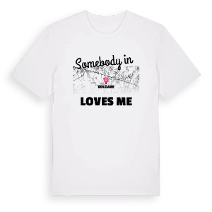 Någon i Bolgare älskar mig t-shirt – ekologisk bomull t-shirt från Pinshirt
