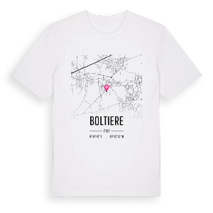 Boltiere karta t-shirt – ekologisk bomull t-shirt från Pinshirt