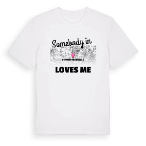 Någon i Bovisio Masciago älskar mig t-shirt – ekologisk bomull t-shirt från Pinshirt