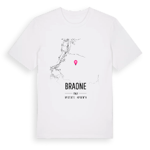 Braone karta t-shirt – ekologisk bomull t-shirt från Pinshirt