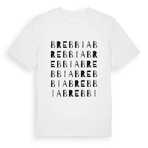 Brebbia ordlek t-shirt – ekologisk bomull t-shirt från Pinshirt