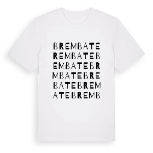 Brembate ordlek t-shirt – ekologisk bomull t-shirt från Pinshirt
