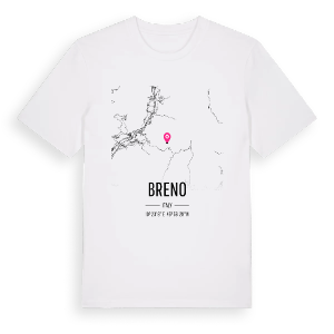 Breno karta t-shirt – ekologisk bomull t-shirt från Pinshirt