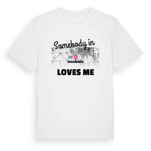 Någon i Buccinasco älskar mig t-shirt – ekologisk bomull t-shirt från Pinshirt