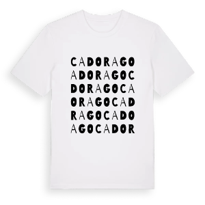 Cadorago ordlek t-shirt – ekologisk bomull t-shirt från Pinshirt