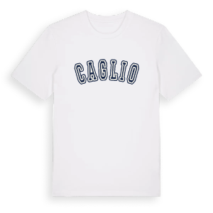 Caglio college t-shirt – ekologisk bomull t-shirt från Pinshirt