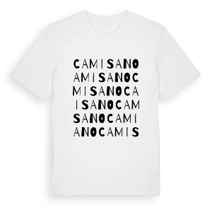 Camisano ordlek t-shirt – ekologisk bomull t-shirt från Pinshirt