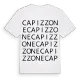 Capizzone ordlek t-shirt