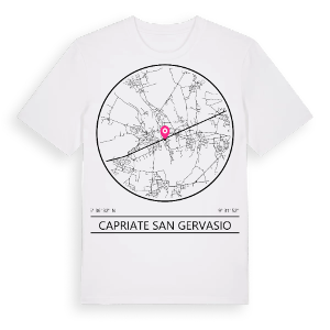 Capriate San Gervasio t-shirt – ekologisk bomull t-shirt från Pinshirt